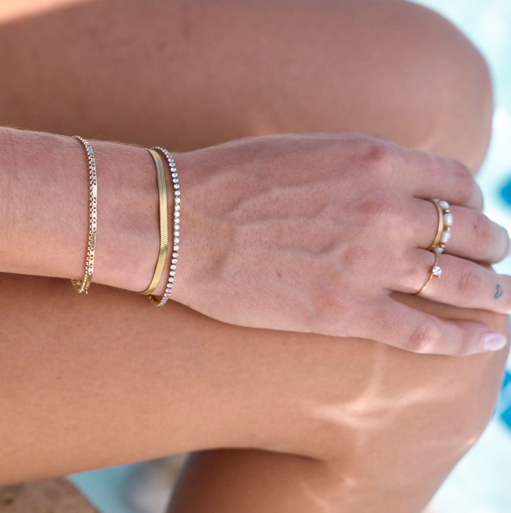 Micro Tennis Bracelet- Waterproof
