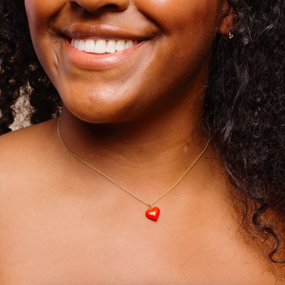Remi Red Heart Necklace