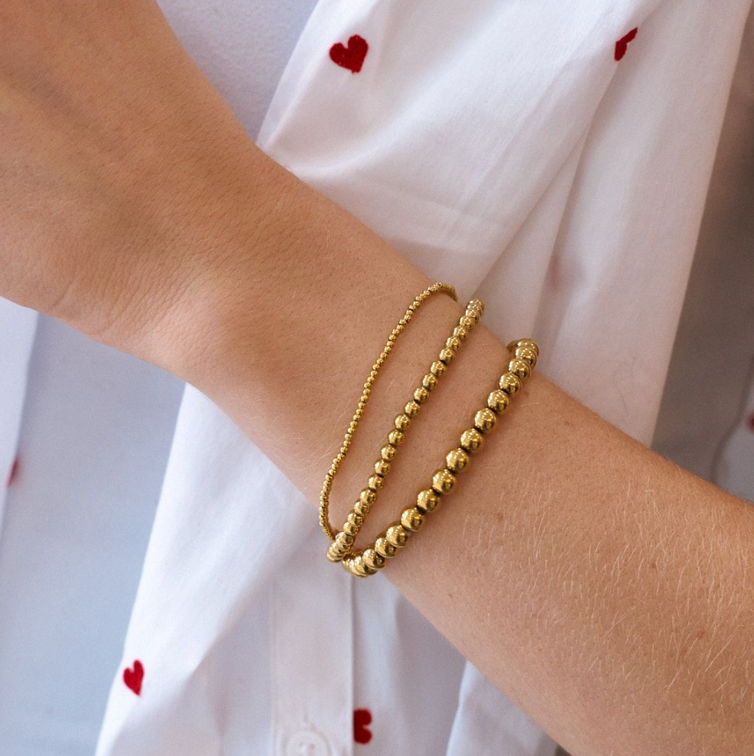 Nikki Smith Designs Waterproof Gold Beaded Ball Bracelets Quality Report