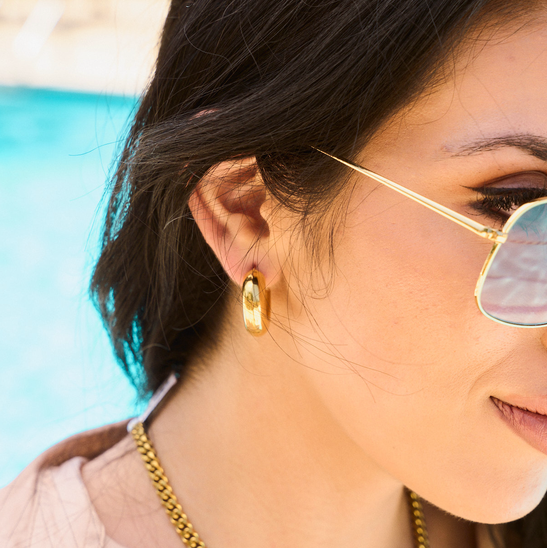 Chunky Tube Hoops
