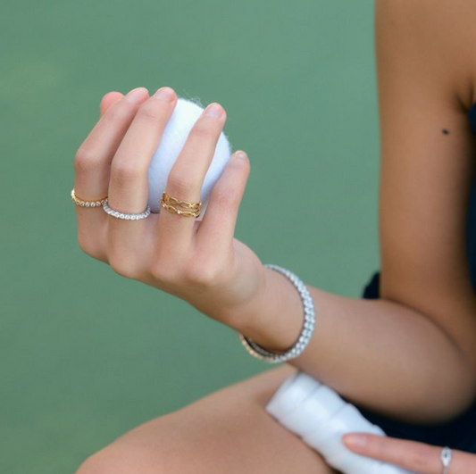 Merit Gold Crystal Ring