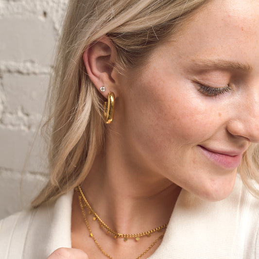 Daphne Gold Hoops