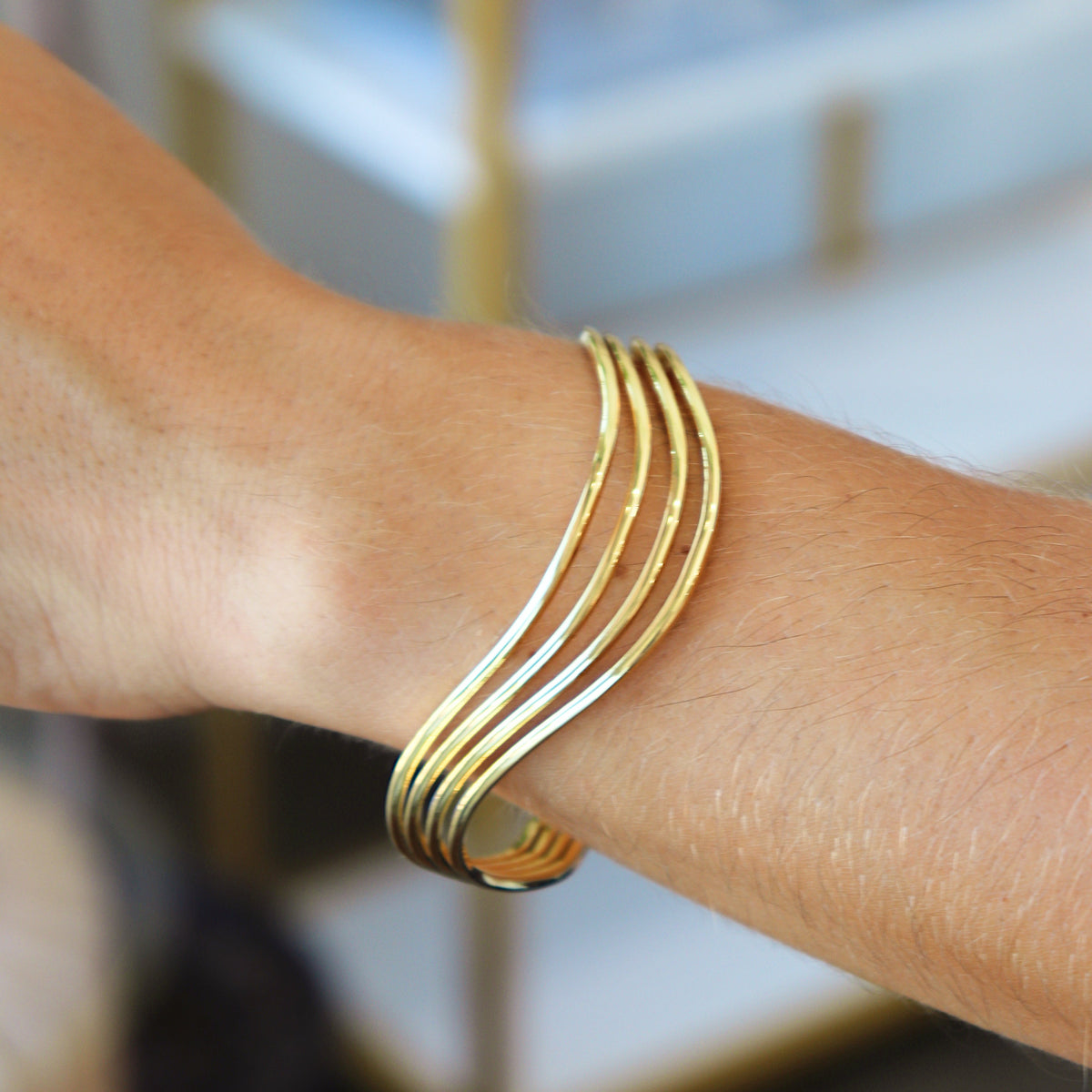 Ava Gold Cuff Bracelet
