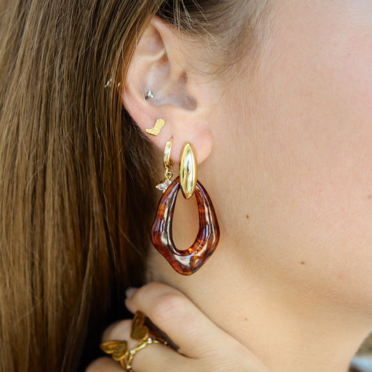 Monika Acrylic Drop Earrings