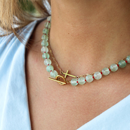 Maddox Beaded Toggle Necklace