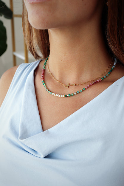 Kenzie Multi Beaded Necklace