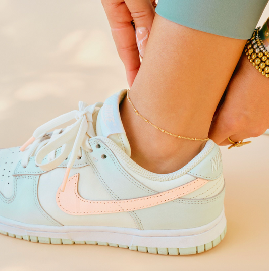 Waterproof Gold Jess Anklet