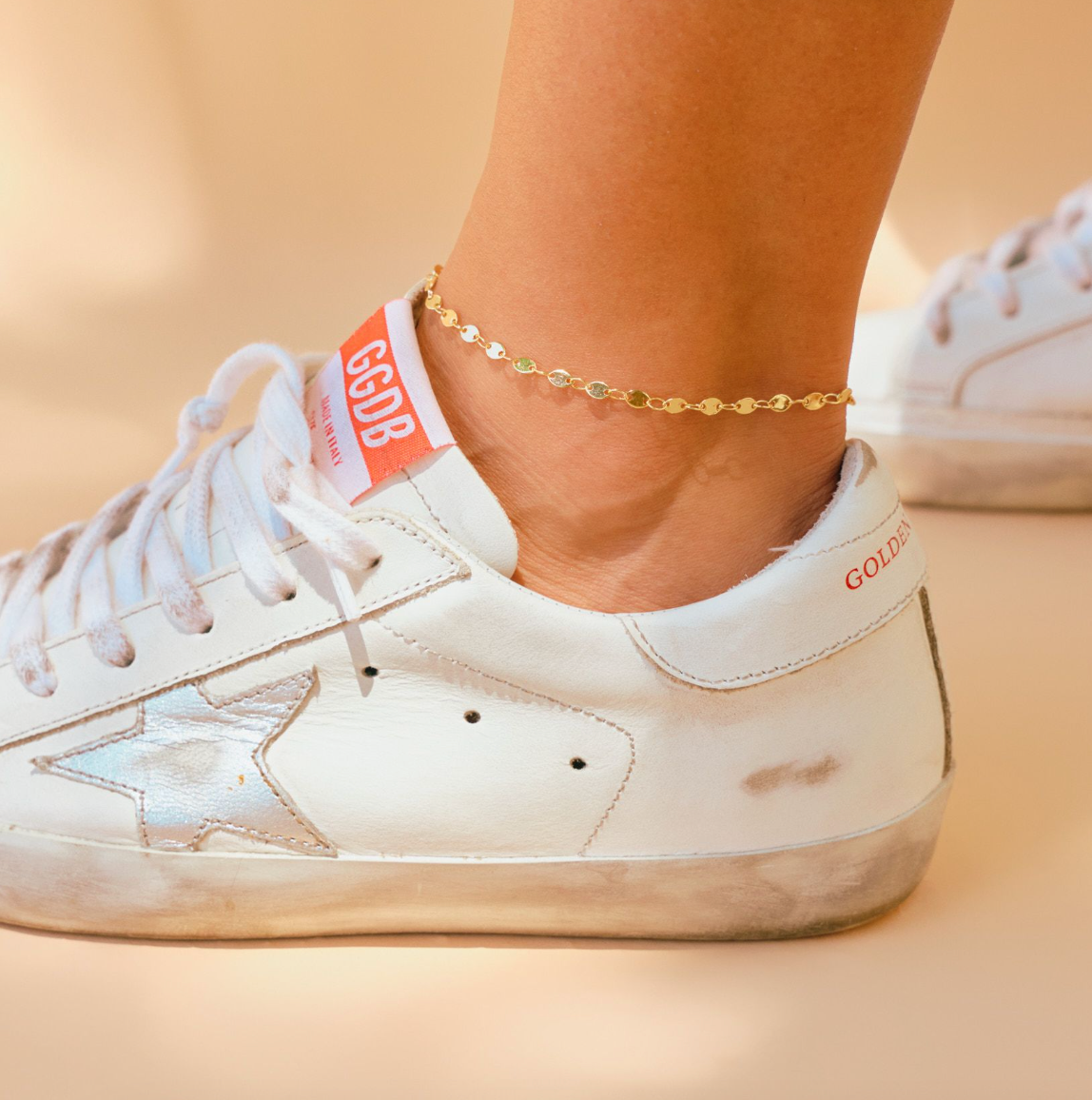 Waterproof Gold Gwen Anklet