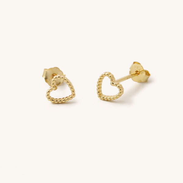 Tiny Stud Earrings, Gold Stud Earrings, Hollow Stud Earrings, Dainty Stud  Earrings, Small Stud Earrings, Minimalist Earrings, NIKKI EARRINGS 