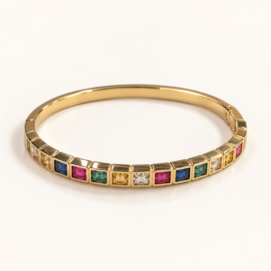 Multicolor Gem Bangle