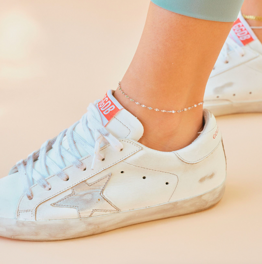 Waterproof Silver Eve Anklet