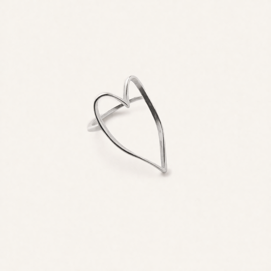 Lovie Silver Heart Ring