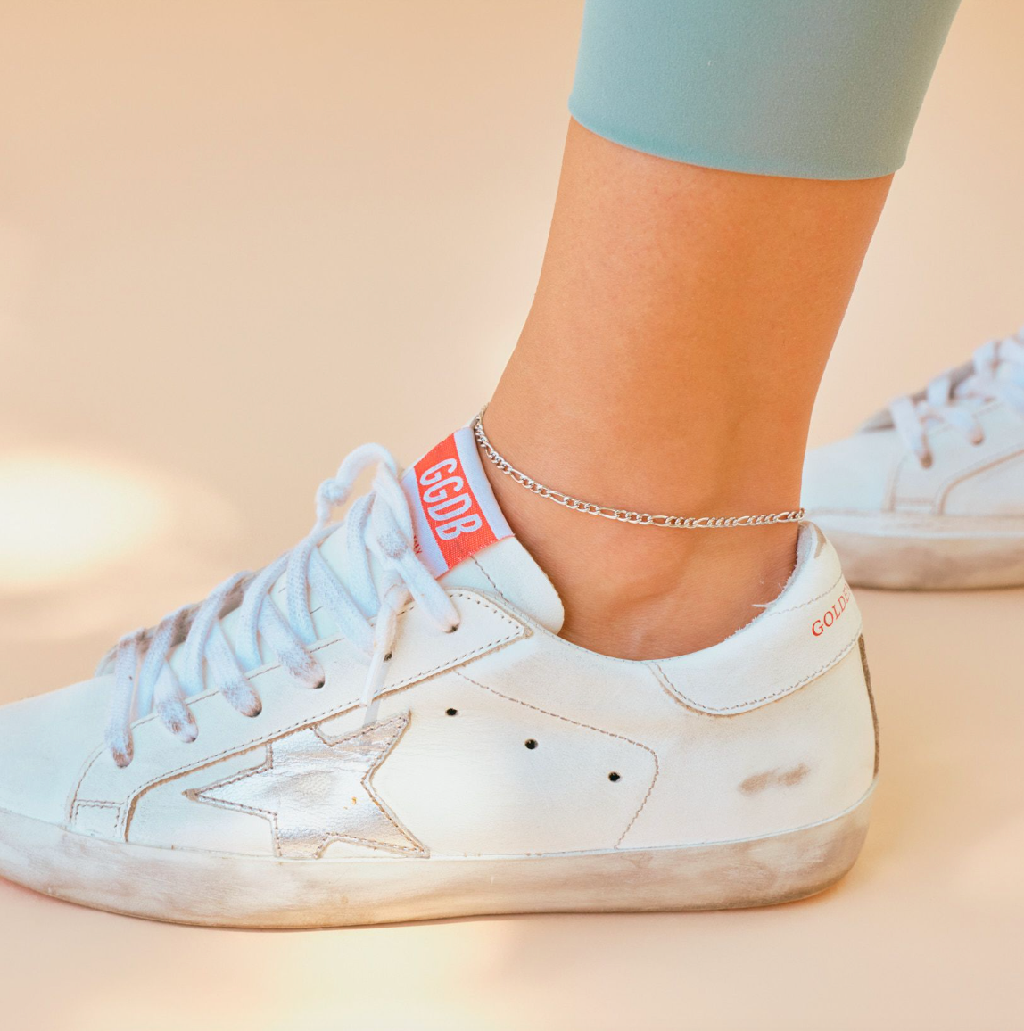 Waterproof Silver Tasha Anklet
