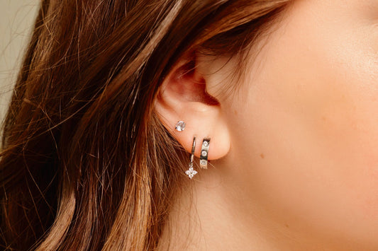 Jess Earring Set - Silver
