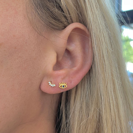 Wink Gold Studs