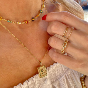 Gold Chain Link Adjustable Ring - Nikki Smith Designs 
