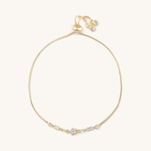 Ari Crystal Star Chain Adjustable Bracelet