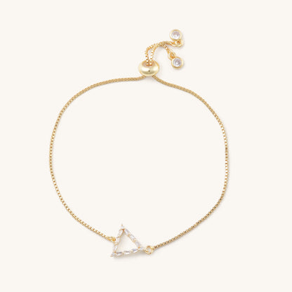 Ari Diamond Triangle Adjustable Bracelet