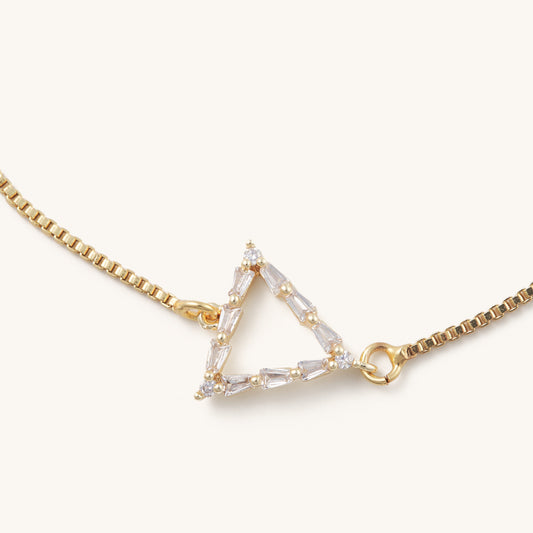 Ari Diamond Triangle Adjustable Bracelet