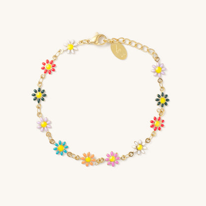 Multicolor Daisy Bracelet