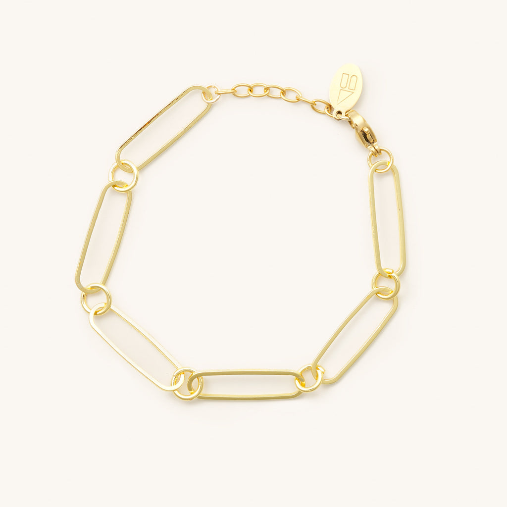 Ellie Gold Chain Bracelet - Nikki Smith Designs 
