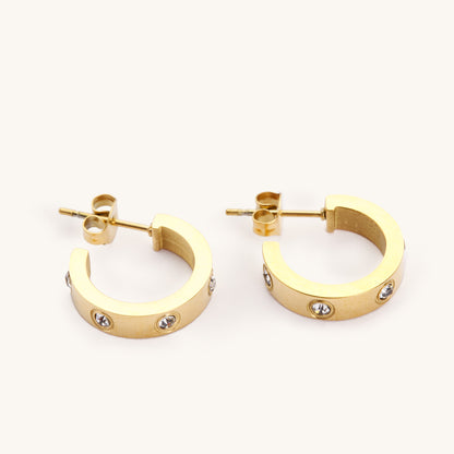 Corinne Gold Hoops