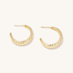 Emerson Gold Hoops - Nikki Smith Designs 