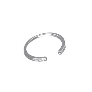 Silver Stevie Adjustable Ring