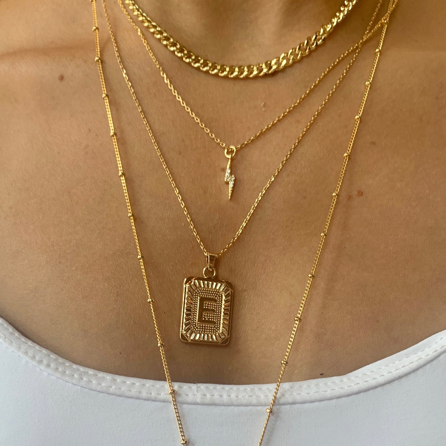 Initial Charm Necklaces - Nikki Smith Designs 