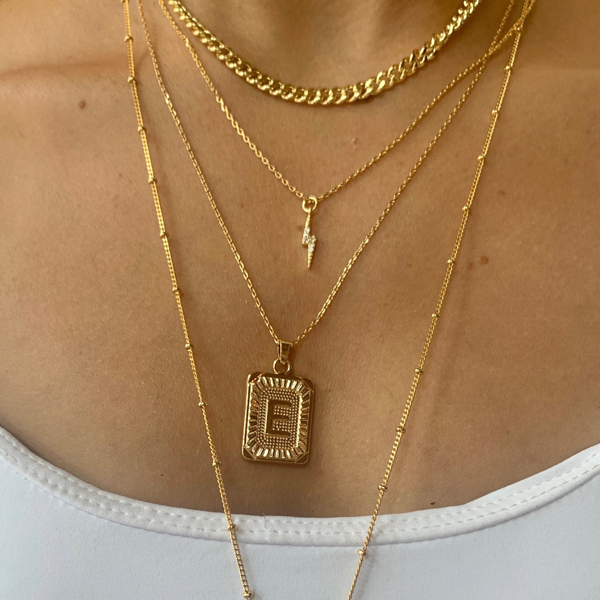 Initial Charm Necklaces - Nikki Smith Designs 