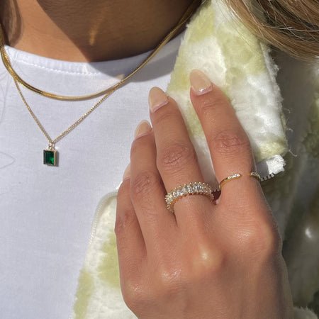 Esther Shimmer Adjustable Ring - Nikki Smith Designs 