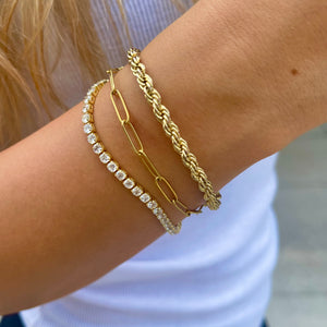 Shimmer Tennis Bracelet - Nikki Smith Designs 