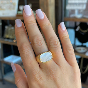 Monroe Seashell Ring - Nikki Smith Designs 
