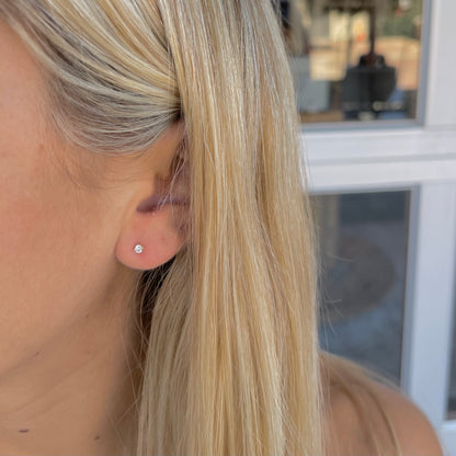 Crystal Gem Micro Studs - Nikki Smith Designs 