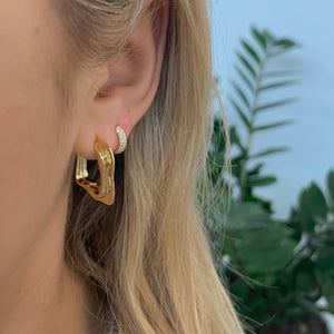 Sicily Asymmetrical Hoops