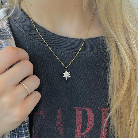 Golden Starburst Necklace