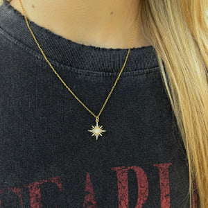 Opal Starburst Necklace