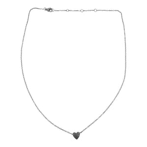 Lucy Silver Heart Necklace