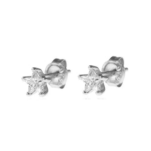 Tully Silver Star Studs - Nikki Smith Designs 