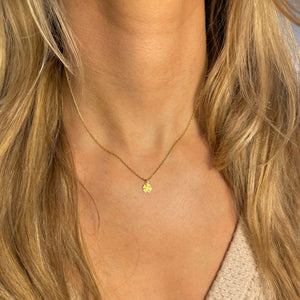 Golden Clover Necklace
