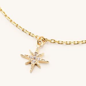 Mini Gold Starburst Necklace