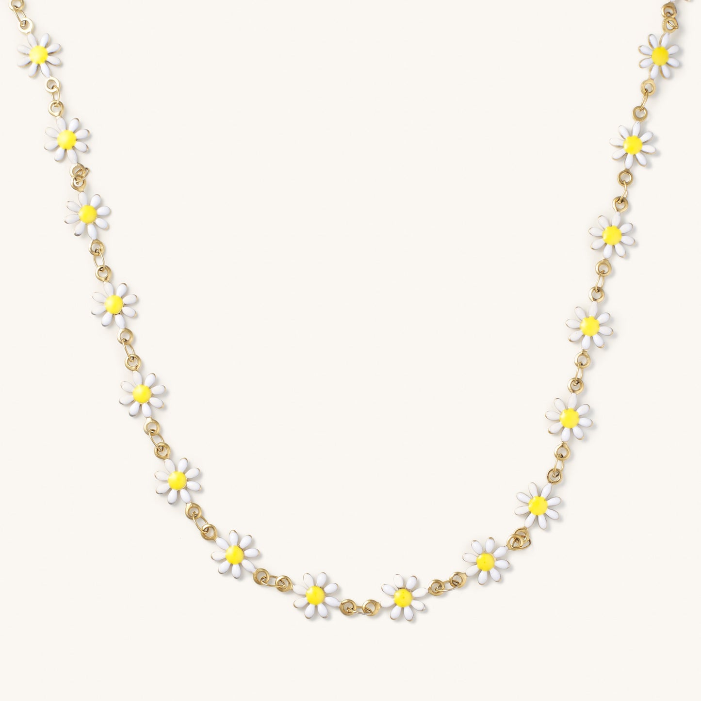 Daisy White Choker - Nikki Smith Designs 