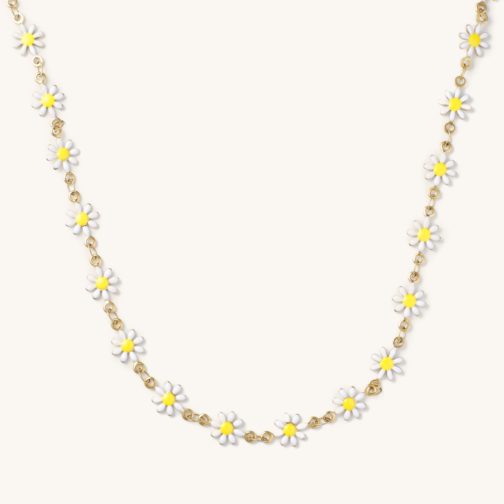 Daisy White Choker - Nikki Smith Designs 