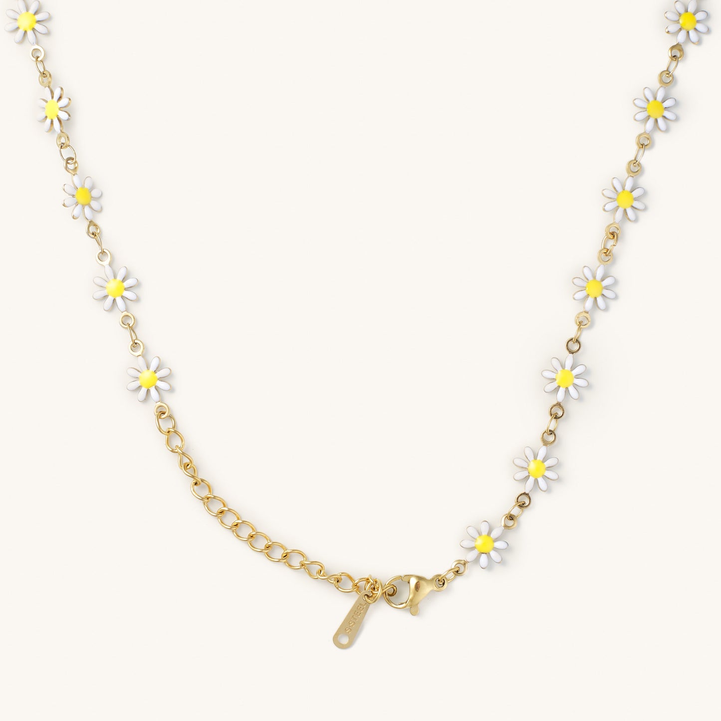 Daisy White Choker - Nikki Smith Designs 