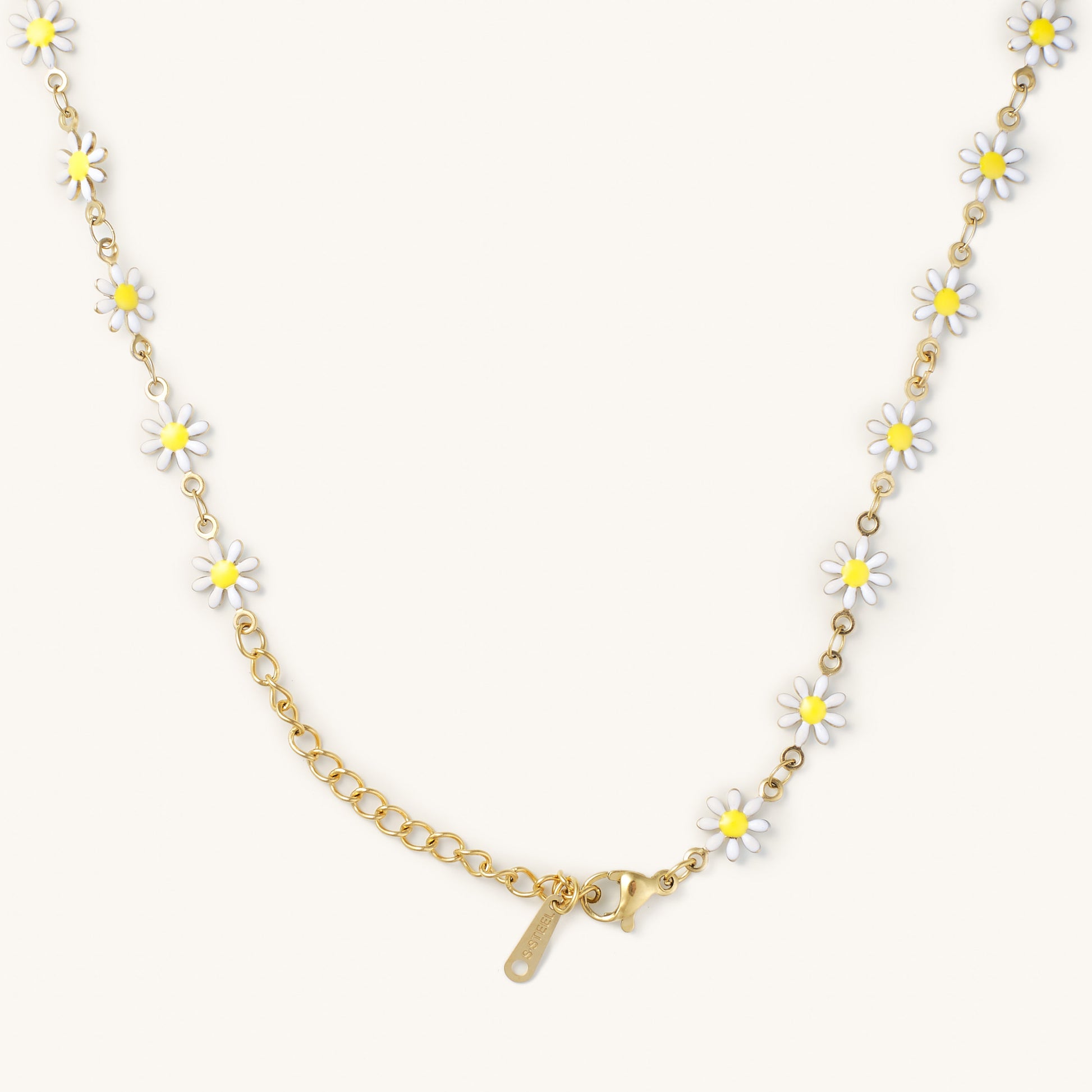 Daisy White Choker - Nikki Smith Designs 