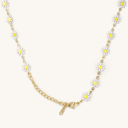 Daisy White Choker - Nikki Smith Designs 