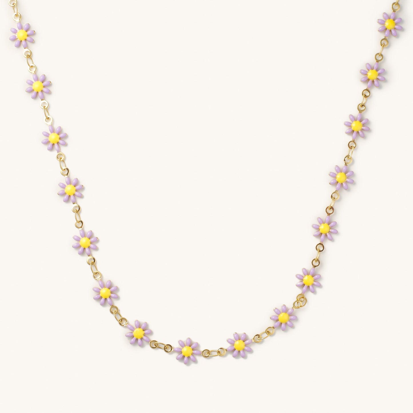 Lilac Daisy Choker - Nikki Smith Designs 