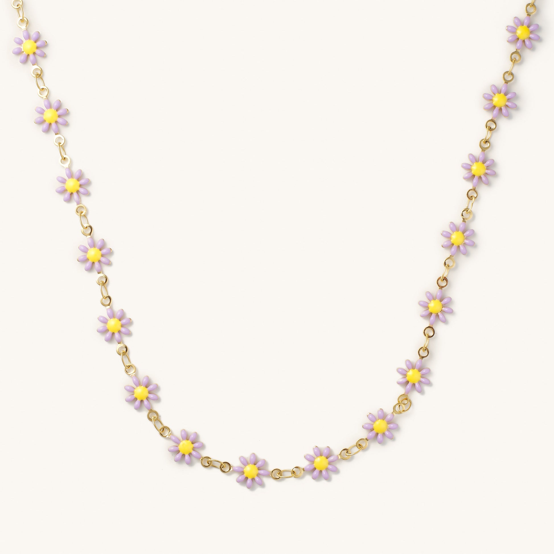 Lilac Daisy Choker - Nikki Smith Designs 
