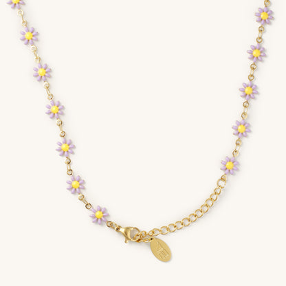 Lilac Daisy Choker - Nikki Smith Designs 