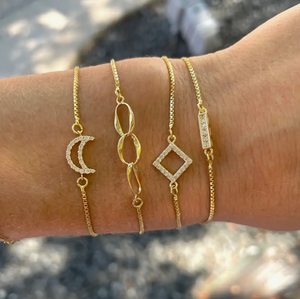 Skye Diamond Adjustable Bracelet